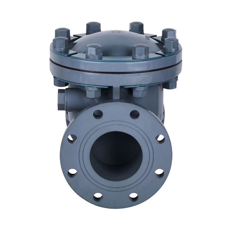 PVC-C H44F-10V Swing Type tilbakeslagsventil DN15-300 1/2'-12' ANSI Standard