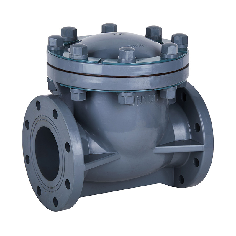 PVC-C H44F-10V Svingtype Tilbakeslagsventil DN15-300 GB Standard