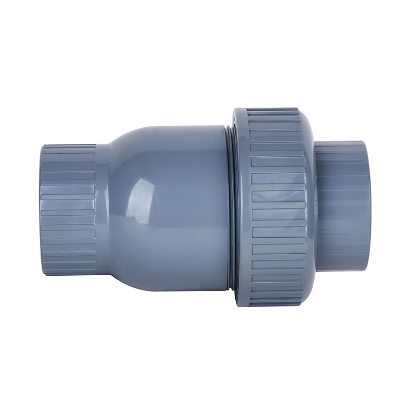 PVC-C H61F-10V Single Union Socket tilbakeslagsventil DN15-100 GB Standard