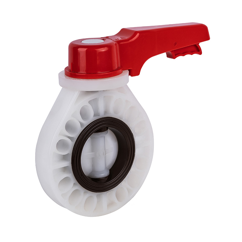 PVDF D71X-10F Håndtak spjeldventil DN40-200 1-1/2'-8' ANSI Standard