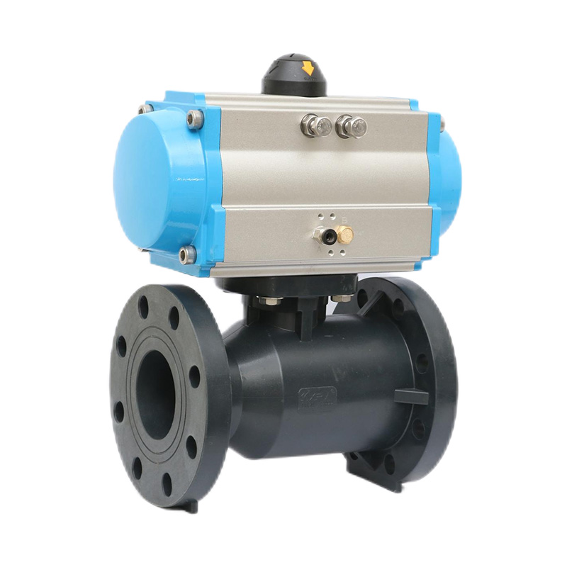 FRPP Q641F-10S Pneumatisk flenskuleventil DN15-300 1/2'-12' ANSI Standard