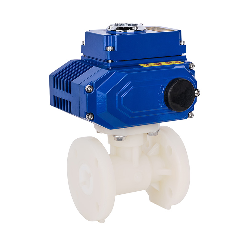 PVDF D941F-10F Elektrisk flenskuleventil DN15-300 1/2'-12' ANSI Standard